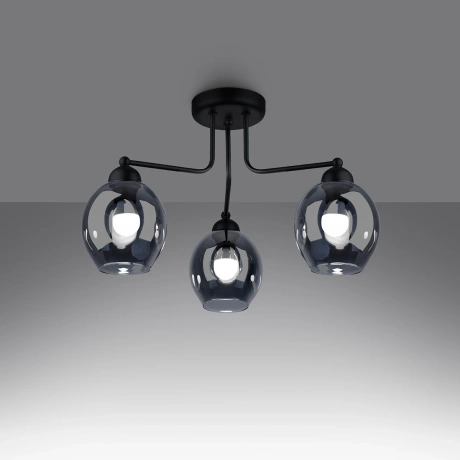 Chandelier FILLAN 3 black