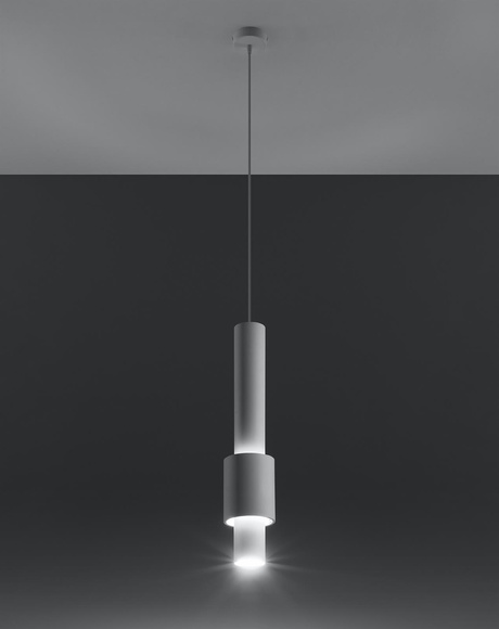 Pendant lamp SHIZAR white