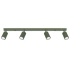 Ceiling lamp KARBON 4L olive green