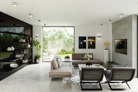 Ceiling lamp LOBO MAXI gray + 2x LED Bulb G9 4000K Cool White 4.5W 530lm