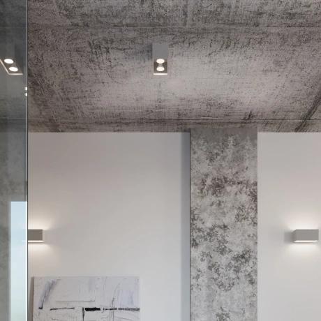 Ceiling lamp QUAD grey