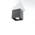 Ceiling lamp QUAD 1 anthracite