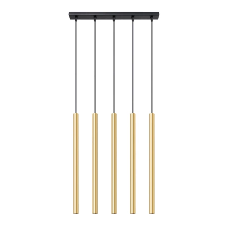 Pendant lamp PASTELO 5L polished gold