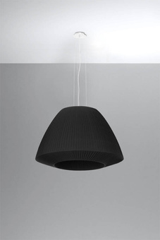 Chandelier BELLA 60 black + 3x LED Bulb E27 3000K Warm 7,5W 620lm