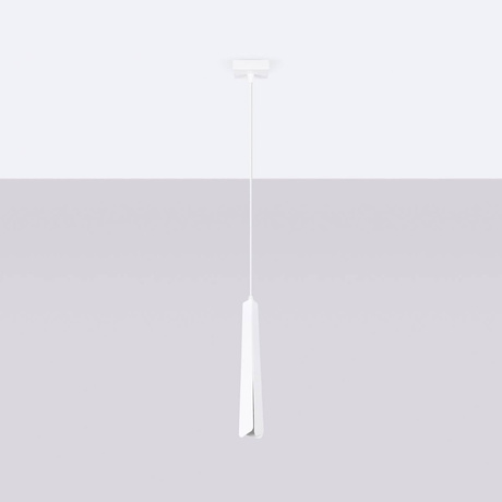 Hanging lamp PRYSM 1 white + 1x LED Bulb G9 4000K Cool White 4.5W 460lm