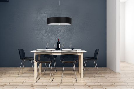 Chandelier SKALA 60 black + 5x LED Bulb E27 3000K Warm White 7.5W 620lm.