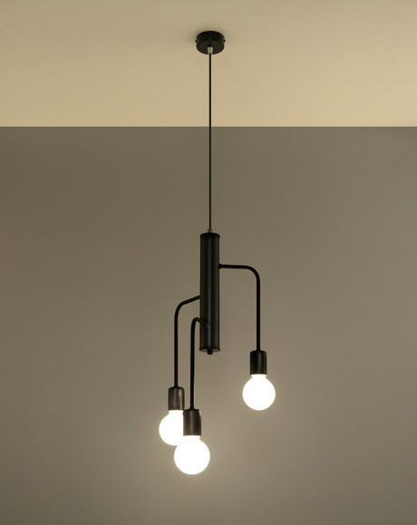 Chandelier DUOMO 3M + 3x LED Bulb E27 4000K Cool White 7.5W 650lm