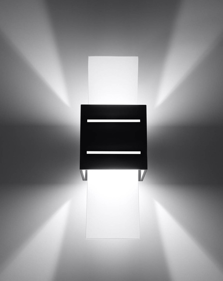 Wall lamp LORETO black + 1x LED Bulb G9 3000K Warm 4,5W 510lm