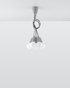 Hanging lamp DIEGO 5 grey + 5x LED Bulb E27 4000K Cool White 7.5W 650lm
