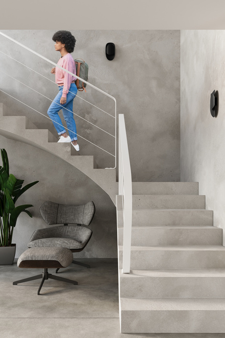 Wall lamp TEAR black + 1x LED Bulb G9 3000K Warm 4.5W 510lm