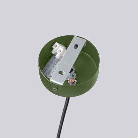 Chandelier HALO 6 olive green