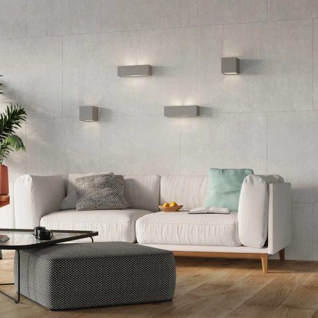 Wall lamp ceramic VEGA grey