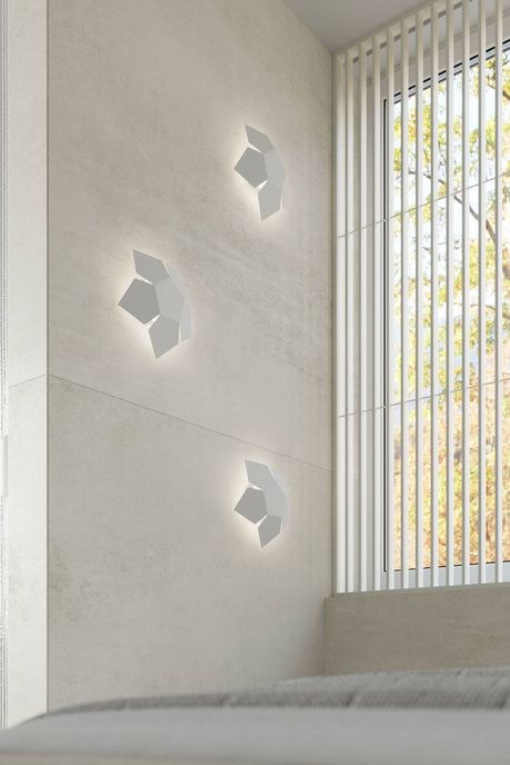 Wall lamp PENTA white + 2x LED Bulb G9 4000K Cool White 4.5W 530lm