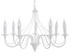 Chandelier MINERWA 7 white + 7x LED Bulb E14 3000K Warm 7.5W 620lm