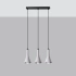 Pendant lamp REA 3L concrete