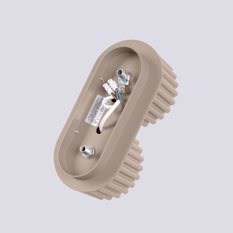 Ceiling lamp AURA 2 taupe Gx53