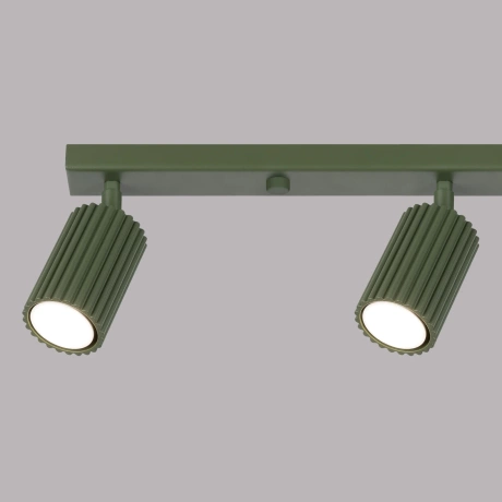 Ceiling lamp KARBON 4L olive green
