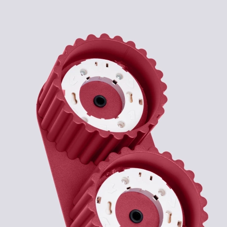 Ceiling lamp AURA 2 burgundy Gx53