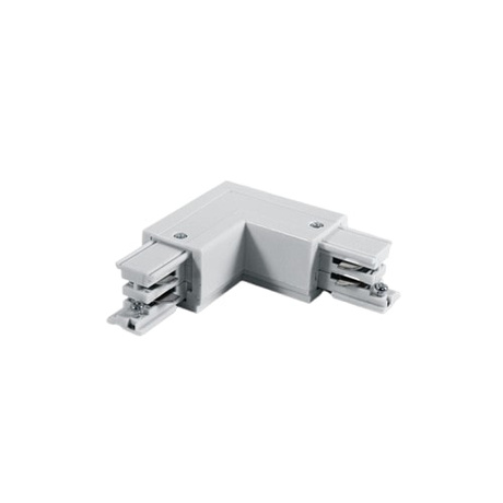 Power supply connector ANGLED LEFT white