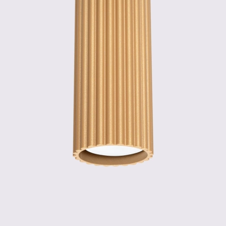 Pendant lamp KARBON 3L gold
