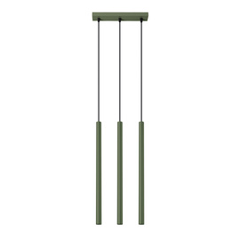 Pendant lamp PASTELO 3 olive green