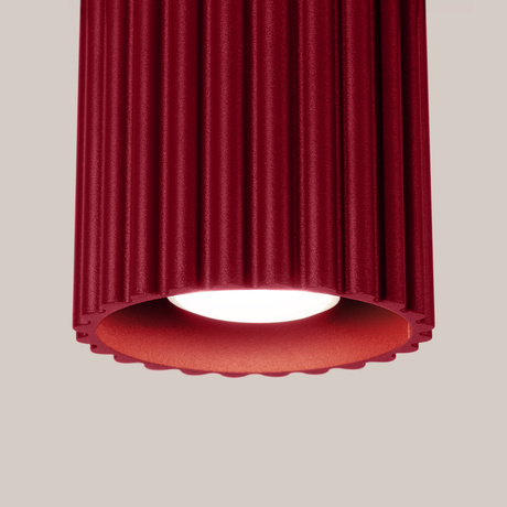 Ceiling lamp AURA 1 burgundy GU10