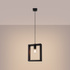 Ceiling pendant lamp ARIES wenge + 1x LED Bulb E27 3000K Warm White 7.5W 620lm