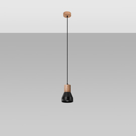 Pendant lamp QUBIC black