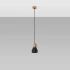 Pendant lamp QUBIC black