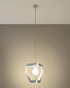 Ceiling pendant lamp TRES white + 1x LED Bulb E27 4000K Cool White 7.5W 650lm