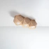Ceiling lamp WOODY 3 natural wood