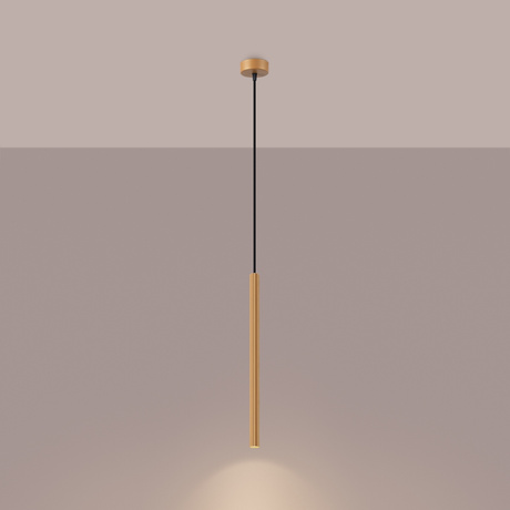 Pendant lamp ARCHE 1 gold + 1x LED Bulb G9 3000K Warm White 4.5W 450lm