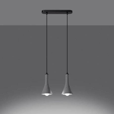 Pendant lamp REA 2 concrete