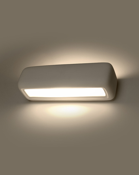 Data: Ceramic wall lamp SUBANI white + 1x LED bulb E27 4000K Cool White 7.5W 650lm