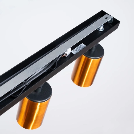 Ceiling lamp WINX 3 black/cooper