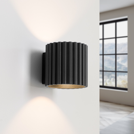 Wall lamp AURA black G9