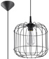 Pendant lamp CELTA black + 1x LED Bulb E27 3000K Warm 7.5W 620lm