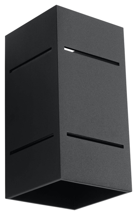 Wall lamp BLOCCO black + 1x LED bulb G9 4000K Cool White 4.5W 530lm