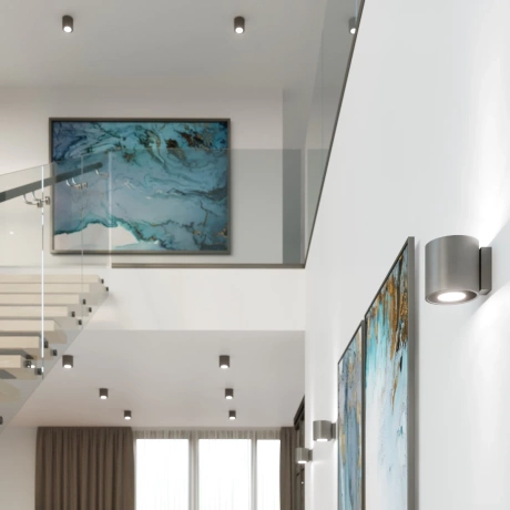 Wall lamp ORBIS 1 anthracite