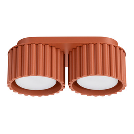Ceiling lamp AURA 2 red ochra Gx53