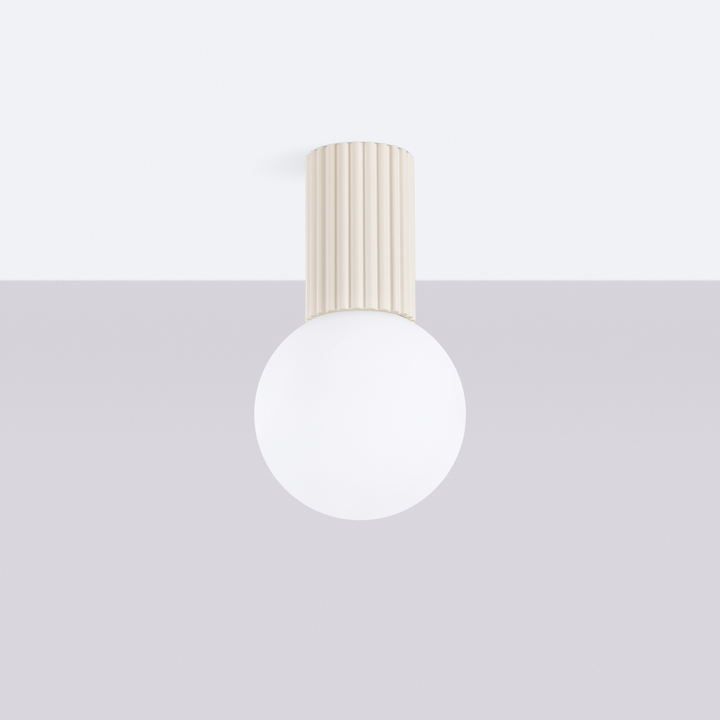Ceiling lamp HALO beige IP44