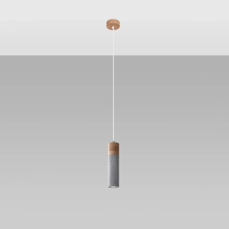 Pendant lamp ZANE 1 grey