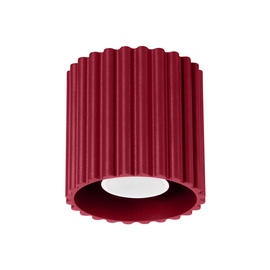 Ceiling lamp AURA 1 burgundy GU10