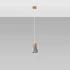 Pendant lamp QUBIC grey
