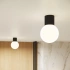 Wall lamp HALO black IP44