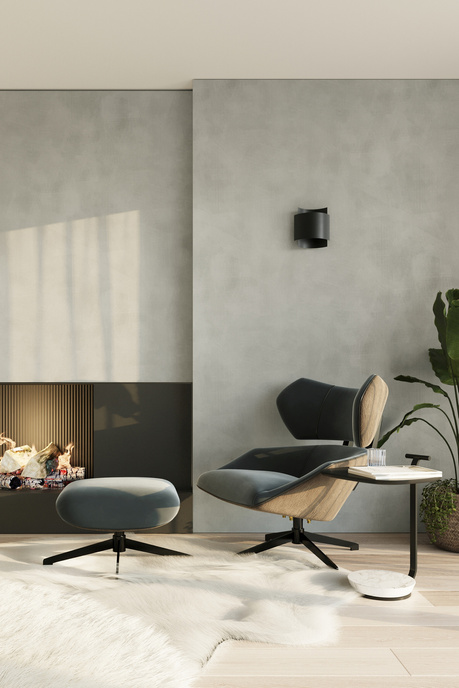 Wall lamp IMPACT black + 1x LED Bulb G9 3000K Warm 4,5W 510lm