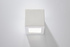 Wall lamp ceramic LEO white + 1x LED bulb E27 4000K Cool White 7.5W 650lm