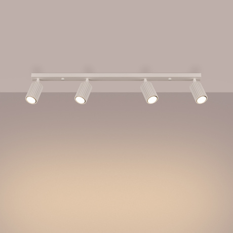 Ceiling lamp KARBON 4L beige