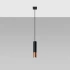 Pendant lamp LOOPEZ 1 black/copper