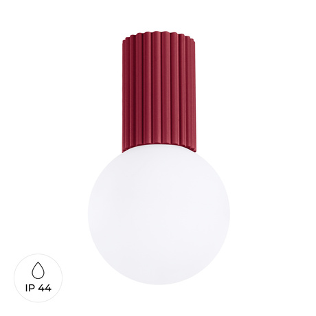 Ceiling lamp HALO burgundy IP44